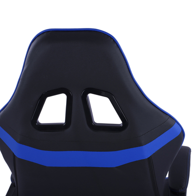 Kolltuk gaming + këmbalec HM1157.08, zezë/ kaltër
