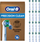 Koka furçe elektrike Oral B Precision Clean, set me 16 copë, e bardhë