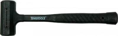 Чекан Teng Tools Dead Blow, челична глава 345 g, гумена рачка, црн