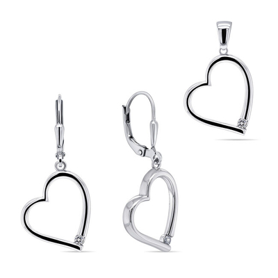 Set vathë + varëse Brilio Silver SET214W