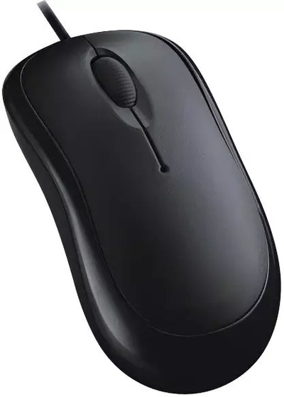 Ми компјутерски глушец Dell жичен USB оптички, со кабел, USB, црн