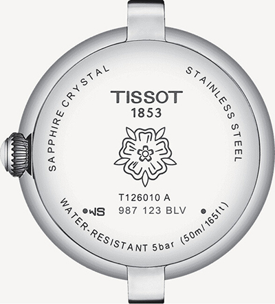 Orë dore për femra Tissot Bellissima Small Lady, e argjendtë