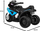 Motocikletë elektrike për fëmijë BMW S1000 RR Mini, 6V, 3 rrota, blu