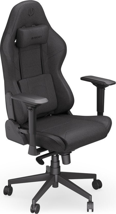 Set karrige gaming Endorfy Scrim BK F me dyshek dyshemeje FP120R, i rregullueshëm, me jastëkë memorie, i zi