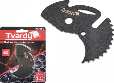 Teh zëvendësues për gërshërë PVC Tvardy T00058, 0–42 mm, çelik SK5