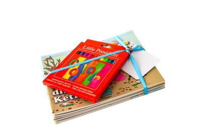 Set 8 libra LF8N për fëmijë + ngjyrat, 10016