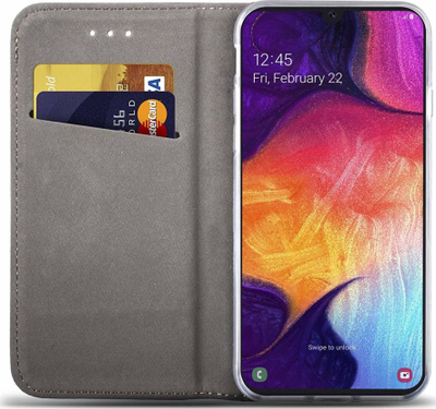 Këllëf telefoni Smart Book (kaburë) për Xiaomi Redmi Note 12S, me kapak palos, me magnet, i kuq