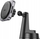 Mbajtëse magnetike makine me wireless HOCO HW16 Speed, 15W, për konsol qendror, gri metalike