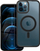 Kapak telefoni Color Edge Mag Cover, për iPhone 12 Pro Max, MagSafe, plastik transparente me anë të zeza