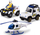Set lodrash Fireman Sam 3 Pack, 3 makina lodër die-cast, pa bateri, shumëngjyrësh