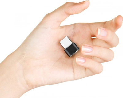 Adapter USB C në USB A 2.0, OTG, ngjyrë e zezë