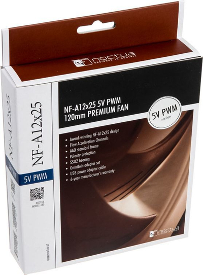 Ftohës Noctua NF-A12x25 5V PWM, 120 mm