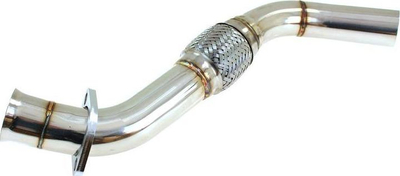Downpipe TurboWorks BMW E46 X3 330D, çelik inox, decat