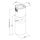 Aspirator ishulli Tuba Maan Elba PB 31, 31cm, LED, i bardhë