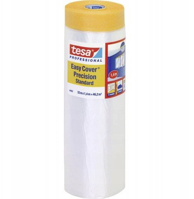 Mbulesë mbrojtëse Tesa Easy Cover Sheets 04402, 33m x 1.4m, për punime brenda edhe jashtë