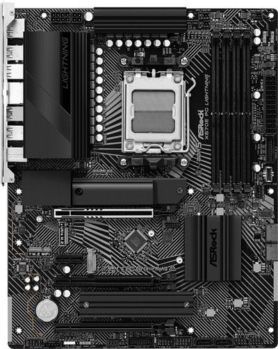 Pllakë amë ASRock X670E PG LIGHTNING - AMD X670