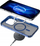 Kapotë 3MK Frosty MagCase për iPhone 12 Pro Max, MagSafe, blu e tejdukshme