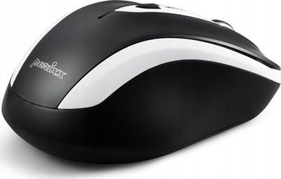 Mouse wireless Perixx PERIMICE-721, optik 1600DPI, 2.4 GHz, bardh e zi