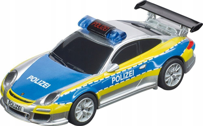 Makina garuese Carrera GO!!! Porsche 911 GT3 Police, shkallë 1:43, për pistë Carrera GO!!!, shumëngjyrshe