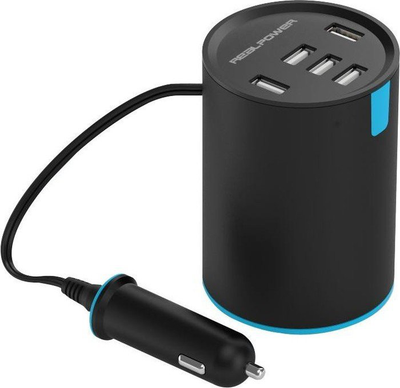 Karikues për veturë Realpower 5x USB-A 2.4A