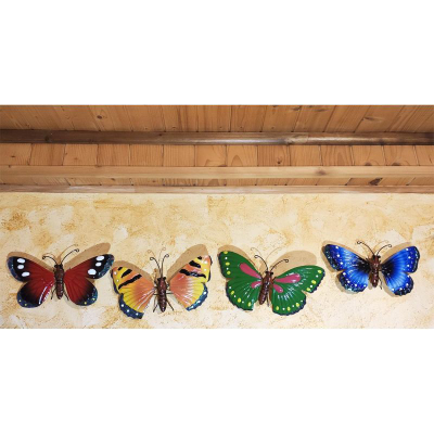 Fluturë zbukuruese Saska Garden Butterfly, metal, 26 cm, jeshile
