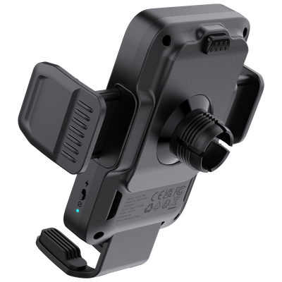 Mbajtëse veture me karikim wireless Proove Sonic Pro, Qi, 15W, për ventilim, e zezë