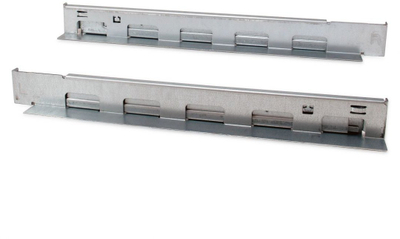 Komplet shina UPS LevelOne Rail Kit, për kabinete rrjeti, ngjyrë e zezë