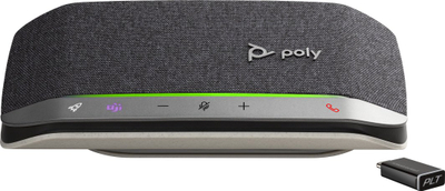 Speakerphone Poly Sync 20+M, Bluetooth BT700, USB-A në USB-C, gri