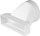 Lidhës ventilimi Awenta KP204-20, 60x204 mm, Ø125 mm, i bardhë