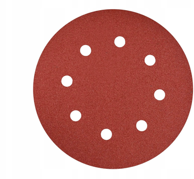 Disk gërryes GEKO 190mm P150, me velcro, set 10 copë