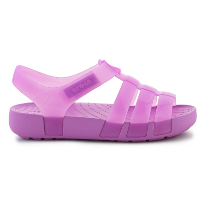 Sandale fëmijësh Crocs Isabella Jelly Sandal Jr 209837-6WQ, material xheli, rozë