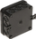 Kuti hermetike Black E12, 85x85mm, IP55, e zezë