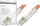 Kabllo optike Digitus DK-2533-01, LC-LC, MM OM2 50/125, 1m, portokalli