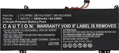 Bateri laptopi CoreParts MBXLE-BA0191 për Lenovo Air 14 Flex 6-14 IdeaPad 530s-14IKB