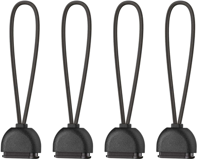 Set konektorësh rripi Calumet Quick-Link, 4 copë, për kamera, të zinj