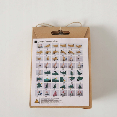 Set DIY për dekorime, 2 xhuxhë dekorativë 15 cm, pambuk dhe poliester