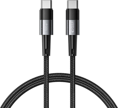 Kabllo USB C Tech-Protect UltraBoost, 100W 5A, 1m, e zezë