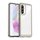 Kapotë telefoni Hurtel Outer Space për Samsung Galaxy A26, kornizë e butë TPU, shpinë e fortë PC, gjysmë e tejdukshme e zezë