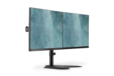 Mbajtëse monitori Digitus DA-90401, për 2 ekrane 15"-32", 8 kg, VESA 75x75 100x100, e zezë