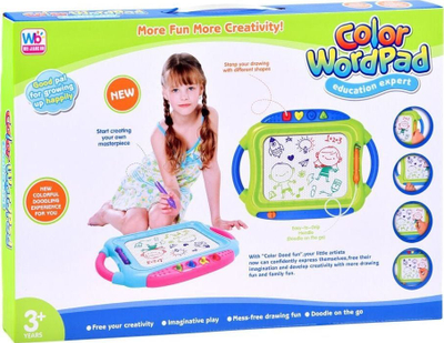 Tabla vizatimi Jokomisiada Colorful Magic Drawing Board, magnetike, me stampila, me shumë ngjyra