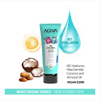 Krem për flokë Agiva 8D Hyaluron, 250ml