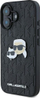 Mbulesë telefoni Karl Lagerfeld KLHCP16MPGKLKCPK, për iPhone 16 Plus 6.7", hardcase TPU PC, e zezë