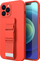 Mbulesë xhel me varëse Hurtel Rope Case Samsung Galaxy A72 4G, TPU, me litar, e kuqe
