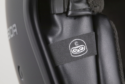 Kaska moto CASSIDA Oxygen 2.0 Rondo, e zezë matte argjendi