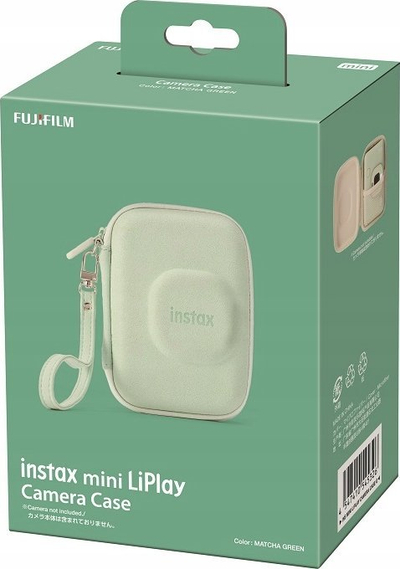 Kuti kamerë Fujifilm Instax Mini LiPlay Case, me zinxhir, matcha green