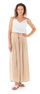 Pantallona VERO MODA Loose Fit VMARIANE NEW, bezhë