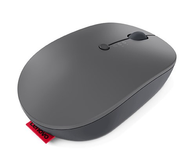 Maus Lenovo Go, RF Wireless + Bluetooth + USB Type-A, i hirtë