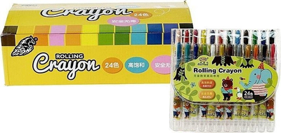 Set lapsash mekanikë me ngjyra Adar Pastel, 24 copë, shumëngjyrësh