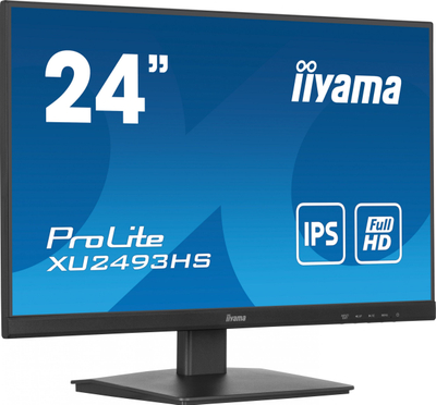 Monitor iiyama ProLite XU2493HS-B6, 24", IPS, 100Hz, i zi