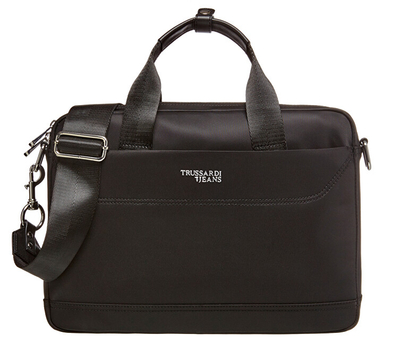 Çantë Trussardi BUsiness City 71B00170-K299, e zezë